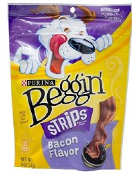 Purina Beggin' Strips Bacon, Dog Treats, 6oz