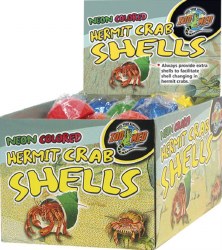 ZooMedLab Hermit Crab Shells, Assorted Neon Colors, 36 Count