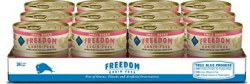 Blue Buffalo Freedom Grain Free Small Breed Formula Chicken Recipe Canned Wet Dog Food case of 24, 5.5oz. Cans