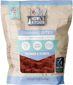 Howl's Kitchen Training Bites Beef Flavor Dog Treats 12oz