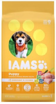IAMS Puppy Formula Chicken and Whole Grains Recipe Dry Dog Food 7lb