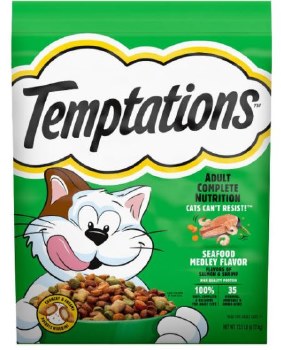 Temptations Seafood Medley, Dry Cat Food, 13.5lb