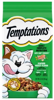 Temptations Seafood Medley, Dry Cat Food, 6.3lb