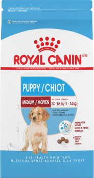 Royal Canin Size Health Nutrition Puppy, Medium, Dry Dog Food, 30lb