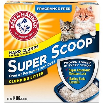 Arm & Hammer Super Scoop Clumping Cat Litter 14lb