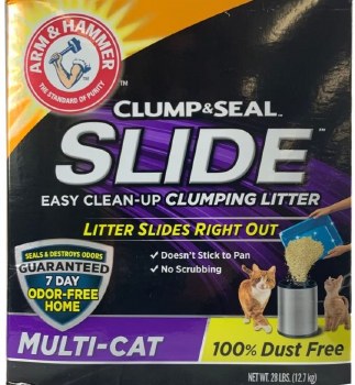 Arm & Hammer Clump and Seal Slide Multi Cat Litter 28lb