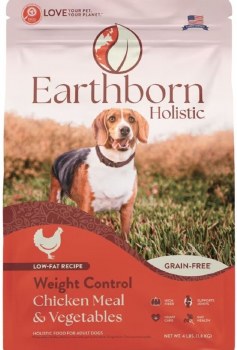 Earthborn Holistic Weight Control Grain Free Natural Dry Dog Food 4lb