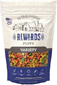 Wholesomes Puppy Variety Biscuit Dog Treats 2lb