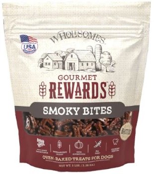 Wholesomes Premium Basted Biscuit with Hickory Smoked Flavor Dog Treats 3lb