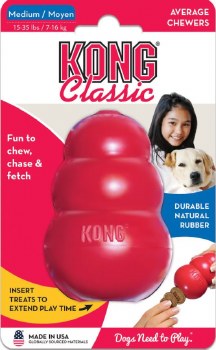 Kong Classic Dog Toy, Red, Medium