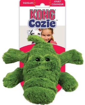 Kong Cozie Alligator Plush Dog Toy, Medium