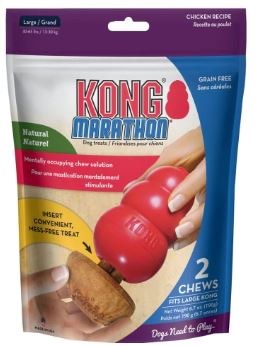 Kong Marathon Chew Dog Treat, Chicken, Large, 2 count