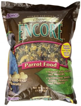 FMBrowns Classic Encore Parrot Bird Food 4lb