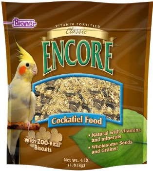 FMBrowns Classic Encore Cockatiel Bird Food 4lb
