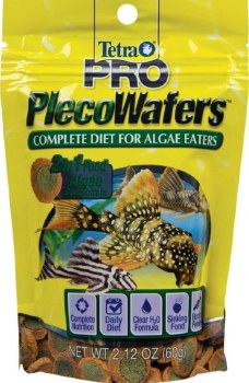 Tetra Pro Tropical Veggie Pleco Wafers, Biotin Supplement, 2.12oz