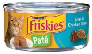 Purina Friskies Liver and Chicken Pate, Wet Cat Food, 5.5oz