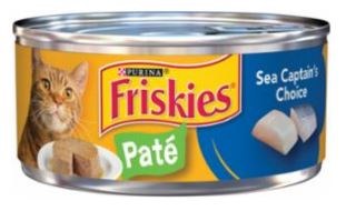 Purina Friskies Sea Captian's Pouch Pate, Wet Cat Food, 5.5oz