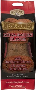 Darford Mega Bacon Flavor Bone, Dog Biscuit, 7oz