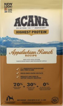Acana Regionals Appalachian Ranch Grain Free, Dry Dog Food, 25lb