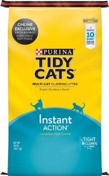 Purina Tidy Cats Instant Action, Cat Litter, 40lb Bag