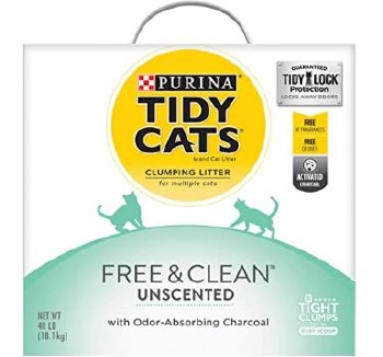 Purina Tidy Cats Free & Clean, Cat Litter, 40lb