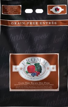 Fromm Four Star Game Bird Recipe for All Life Stages Grain Free Dry Dog Food 12lb