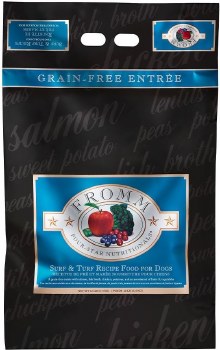 Fromm Four Star Surf and Turf Salmon and Chicken Recipe for All Life Stages Grain Free Dry Dog Food 12lb