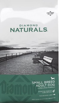 Diamond Naturals Small Breed Adult Lamb and Rice Formula, Dry Dog Food, 18lb