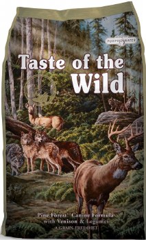 Taste of the Wild Pine Forest Venison Recipe Grain Free, Dry Dog Food, 14lb