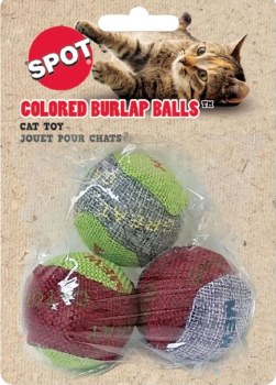 Spot Burlap Balls, Assorted, 3 pack