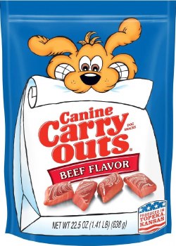 Canine Carry Outs Bacon Flavor, Dog Treats, 50oz