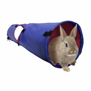 Living World Tunnel For Small Animals Blue & Red Large