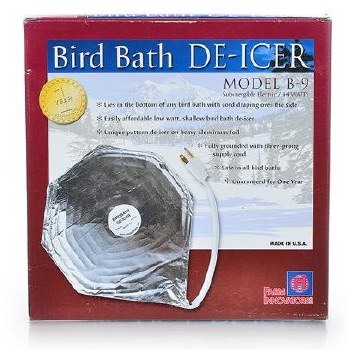 Farm Innovators Economical Birdbath DeIcer, 44W