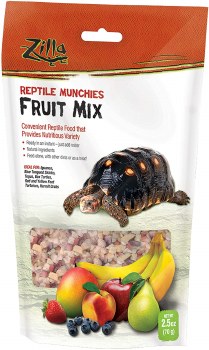 Zilla Reptile Munchies Fruit Mix Reptile Food 4oz