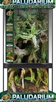 Zoo Med Lab Paludarium, Terrarium, and Aquarium Habitat, 10 Gallon, 18 inch x 18 inch x 36 inch