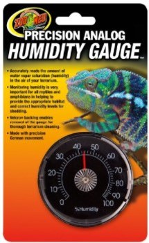 Zoo Med Lab Precision Analog Terrarium Humidity Gauge