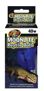 Zoo Med Lab Moon Lite Reptile Bulb, Blue, 40W