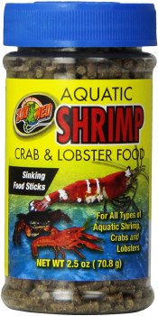 ZooMedLab Aquatic Shrimp, Crab and Lobster Food 2oz