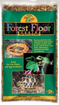 Zoo Med Lab Forest Floor Natural Cypress Mulch Reptile Bedding, 8qt