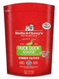 Stella & Chewy's Frozen Patties with Duck Duck Goose 3lb