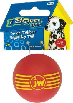 JW iSqueak Ball Dog Toy, Small