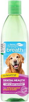 Tropiclean Fresh Breath Dental Care with Hip and Joint Support Water Additive 16oz