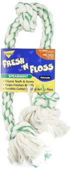 Petmate Fresh-n-Floss 3 Knot Bone Extra Large with Spearmint