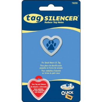 Sm Heart Tag Silencer Glow 5 count