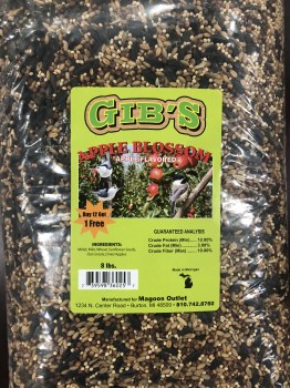 Gibs Apple Blossom Flavored Wild Bird Seed 8lb