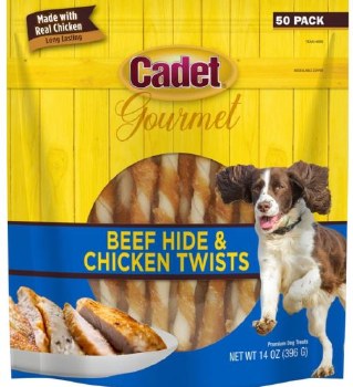 Cadet Rawhide Chick Twist 50pk
