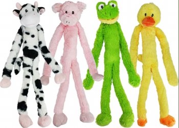 MultiPet Swingin' Slevins Plush Dog Toy, Assorted, 27 inch