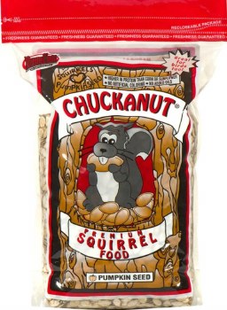 ChuckANut Premium Squirrel Diet and Wild Bird Food, Pumpkin Seeds, 3lb