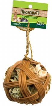 Ware Willow Treat Ball, Small Animal Chew, 4 inch