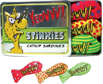 Yeowww! Tin Sardines, Cat Toy, 3 inch